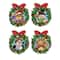 Crafting Spark Christmas Wreaths Plastic Canvas Counted Cross Stitch Kit